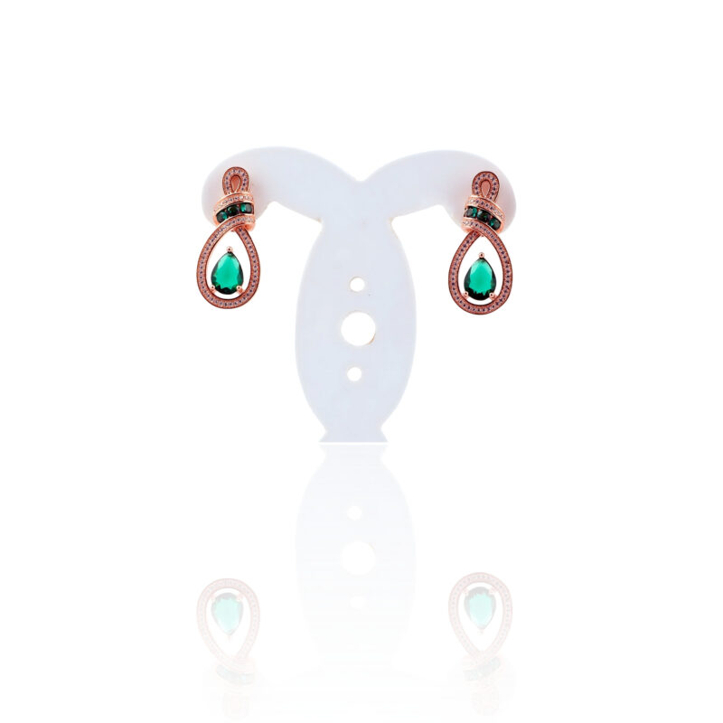 Royal Drop Silver Earrings